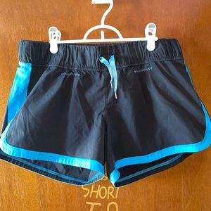 Lululemon Shorts - black with blue trim